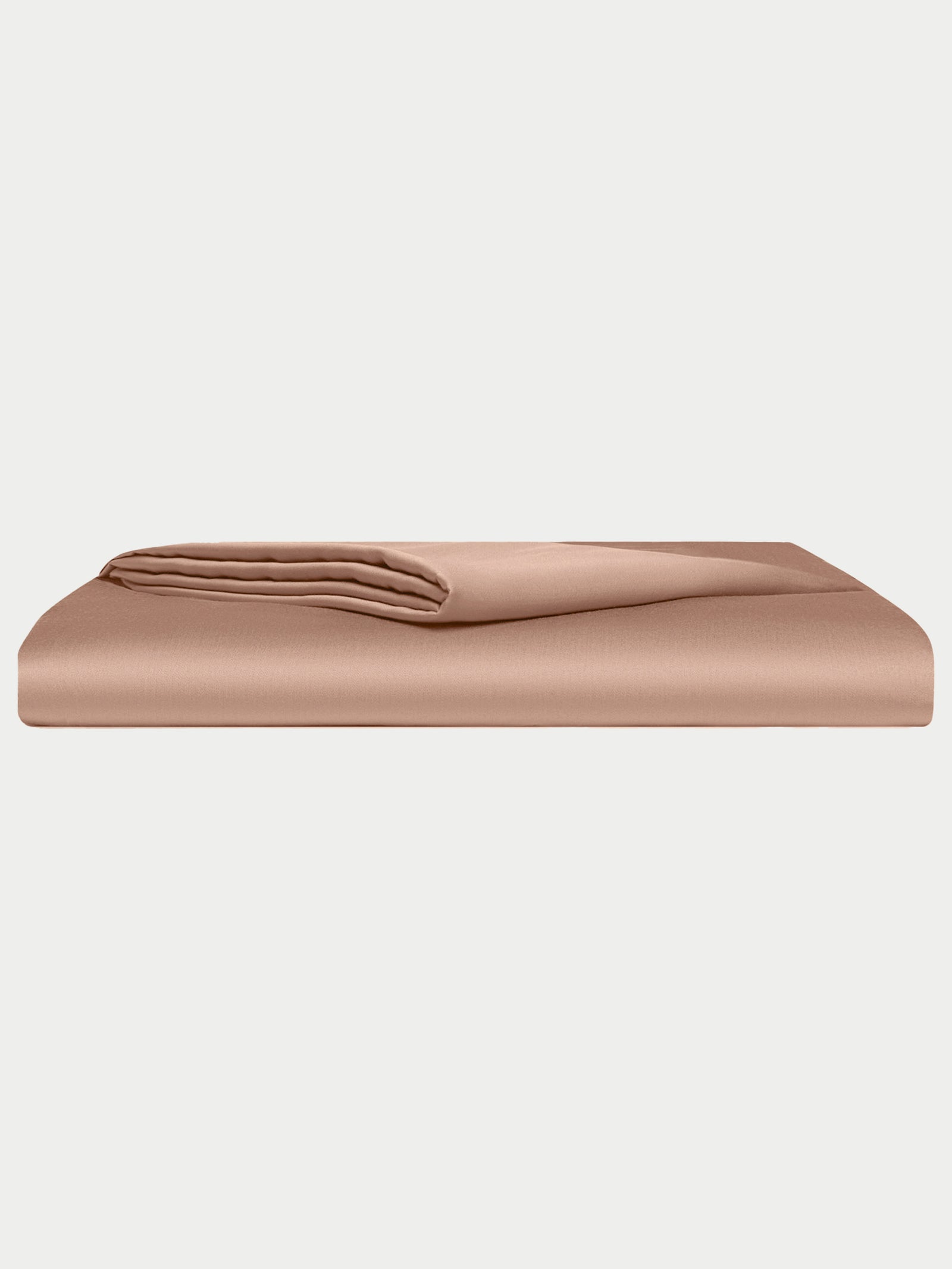 Clay top sheet folded with white background 