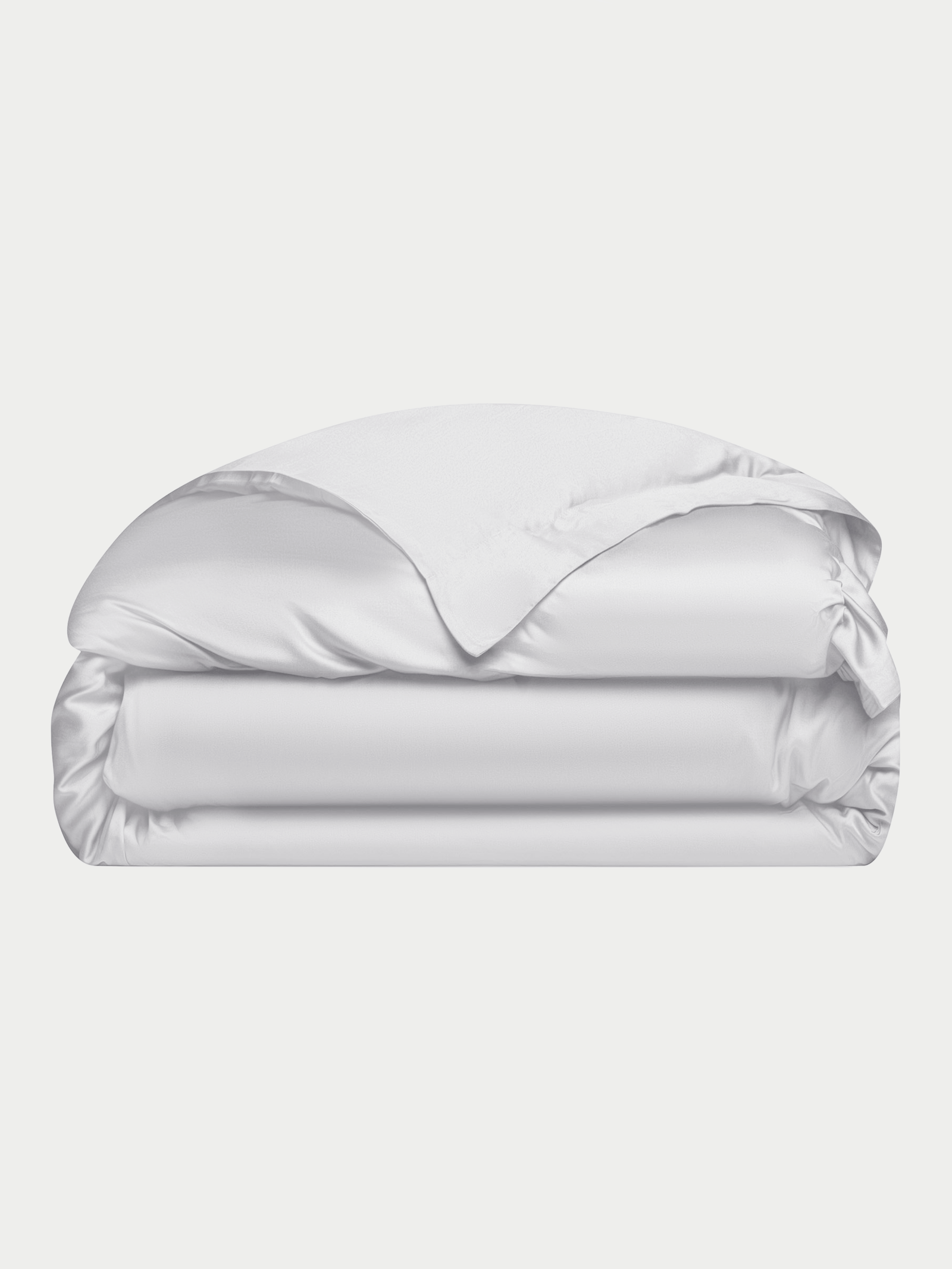 White duvet cover with white background 