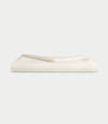 Oat flat sheet folded with white background |Color:Oat